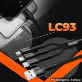 LDNIO 3-in-1 Fast Charging Cable LC93AIO (Lightning/Type-C/Micro, 1.2m) - image 4