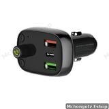 LDNIO C704Q 30W Car Charger FM Transmitter (Bluetooth 5.0, 3 USB, PD QC4+) - image 3
