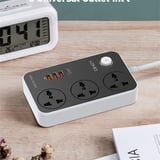 LDNIO Power Extension Socket (2500W, 3 Outlets, 3 USB QC3.0 + 20W Type-C PD) - image 4