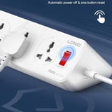 LDNIO SC10610 Power Extension Socket (2500W, 10 Outlets, 5 USB + Type-C PD) - image 6