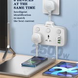 LDNIO SC2413 Power Extension Socket (2 Outlets, USB + 20W Type-C PD) - image 2
