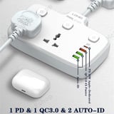 LDNIO SC2413 Power Extension Socket (2 Outlets, USB + 20W Type-C PD) - image 3