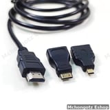 Multifunction High-Speed HDMI 3-in-1 Cable (Micro & Mini HDMI) - image 3