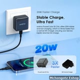 Oraimo PowerCube 20 Chic 20W GaN Fast Charger (OCW-5201U, Type-C) - image 3