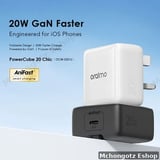 Oraimo PowerCube 20 Chic 20W GaN Fast Charger (OCW-5201U, Type-C) - image 4