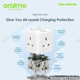 Oraimo PowerHub C 6-in-1 Power Expansion Cube (OWS-U342, 3 AC + USB + Type-C) - image 5