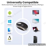USB Optical Wired Mouse with Auto Click Function - image 3