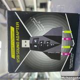 USB Sound Adapter Virtual 7.1 (Dual Headset & Microphone Ports, Black) - image 2
