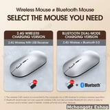 X2 Bluetooth Wireless Mouse (Dual Mode, Rechargeable, Type-C) - image 5