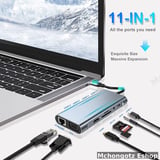 TYPE C 11 in 1 Hub Adapter (HDMI, VGA, LAN, USB 3.0, SD Card, Audio) - image 2