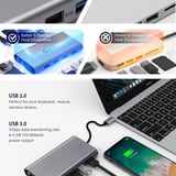 TYPE C 11 in 1 Hub Adapter (HDMI, VGA, LAN, USB 3.0, SD Card, Audio) - image 4