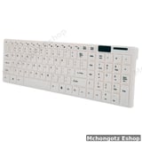 K-06 2.4GHz Full-Size Wireless Keyboard and Mouse Combo (Black/White) - image 3