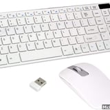 K-06 2.4GHz Full-Size Wireless Keyboard and Mouse Combo (Black/White) - image 6