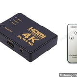 3-Port HDMI Switch Splitter with Remote (4K Ultra HD) - image 1