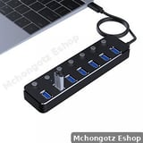 7-Port USB 3.0 Hub Splitter Adapter - image 2