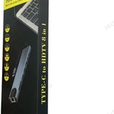 Type C 8 in 1 USB-C Hub Adapter (HDMI, 2 USB, RJ45, PD Charging, 2 USB C, TF/SD) - image 3