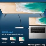 Type C 8 in 1 USB-C Hub Adapter (HDMI, 2 USB, RJ45, PD Charging, 2 USB C, TF/SD) - image 7