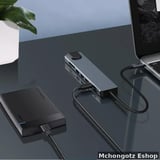 Type C 8 in 1 USB-C Hub Adapter (HDMI, 2 USB, RJ45, PD Charging, 2 USB C, TF/SD) - image 8