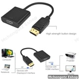 DisplayPort (DP) Male to HDMI Female Adapter (1080P/4K Support) - image 2