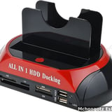 Dual Slot Hard Drive Docking Station (2.5"/3.5" SATA & IDE) with Card Reader & USB Hub - image 3