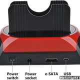 Dual Slot Hard Drive Docking Station (2.5"/3.5" SATA & IDE) with Card Reader & USB Hub - image 7
