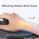 Ergonomic Mouse Pad with Gel Wrist Support - image 4