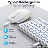 FENISIO X617 Wireless Backlit Keyboard & Mouse Combo - image 5