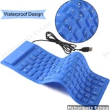 FLEXIBLE WIRED KEYBOARD | Foldable Silicone USB Wired Keyboard (85-Key) - image 2