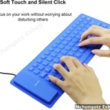 FLEXIBLE WIRED KEYBOARD | Foldable Silicone USB Wired Keyboard (85-Key) - image 5