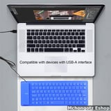 FLEXIBLE WIRED KEYBOARD | Foldable Silicone USB Wired Keyboard (85-Key) - image 6
