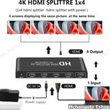 HDMI 4K 1x4 Splitter (1 Input to 4 Output) - image 5