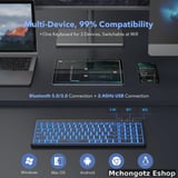 K220 Wireless Keyboard & RGB Mouse Combo - image 6