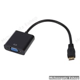 Mini HDMI to VGA Adapter (1080P Converter for Camera & HDTV) - image 1