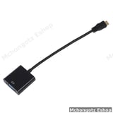 Mini HDMI to VGA Adapter (1080P Converter for Camera & HDTV) - image 4