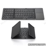 Portable Folding Bluetooth Keyboard with Touchpad (Rechargeable) - image 2