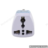 Single Plug UK Adapter 3 Pin to Universal Outlet Converter (Travel Adapter) - image 2