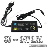 Universal Adjustable AC/DC Power Supply Adapter with Digital Display - image 2
