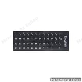 Universal English Keyboard Stickers | Black with White Letters - image 2