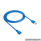 USB 3.0 MICRO EXTERNAL HARD DRIVE CABLE 1M (Blue) - image 2