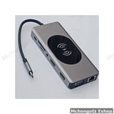 Type C 14 in 1 USB-C Hub Multiport Adapter | 4K HDMI | VGA | Gigabit Ethernet | Wireless Charging Price in Tanzania - image 3