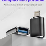 Lightning to USB 3.1 | iPhone OTG Adapter 2-Pack - image 3