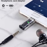 TYPE C to Audio Port 3.5mm Female Headphone Jack Adapter (Aux Audio Converter, Transparent Design) - image 2