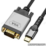 DOONJIEY USB-C to VGA Cable 2M | 1080P Type-C to VGA Display Cable Price in Tanzania - image 1