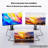 DOONJIEY USB-C to VGA Cable 2M | 1080P Type-C to VGA Display Cable Price in Tanzania - image 3