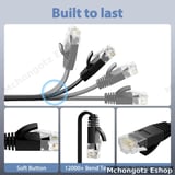 Flat Cat 6 LAN Cable 20M Ethernet Network Cable - image 5
