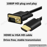 HDMI to VGA Cable 1.8M | Active 1080P Male-to-Male Display Converter Cable Price in Tanzania - image 3