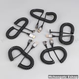 Micro HDMI to HDMI Coiled Cable | 4K 60Hz Flexible Spiral Cable 0.5M–2.4M | flexible Cable Price in Tanzania - image 4