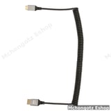 Mini HDMI to HDMI Coiled Cable | 4K 60Hz Stretchable Camera Cable | flexible Cable Price in Tanzania - image 6