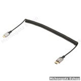 Mini HDMI to HDMI Coiled Cable | 4K 60Hz Stretchable Camera Cable | flexible Cable Price in Tanzania - image 8