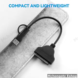 SATA CABLE 2 in 1 USB-C / USB-A to SATA Adapter Cable | 2.5" HDD / SSD Converter Price in Tanzania - image 2